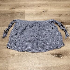 Cute Hollister Gingham Tube Top Size Small NWT